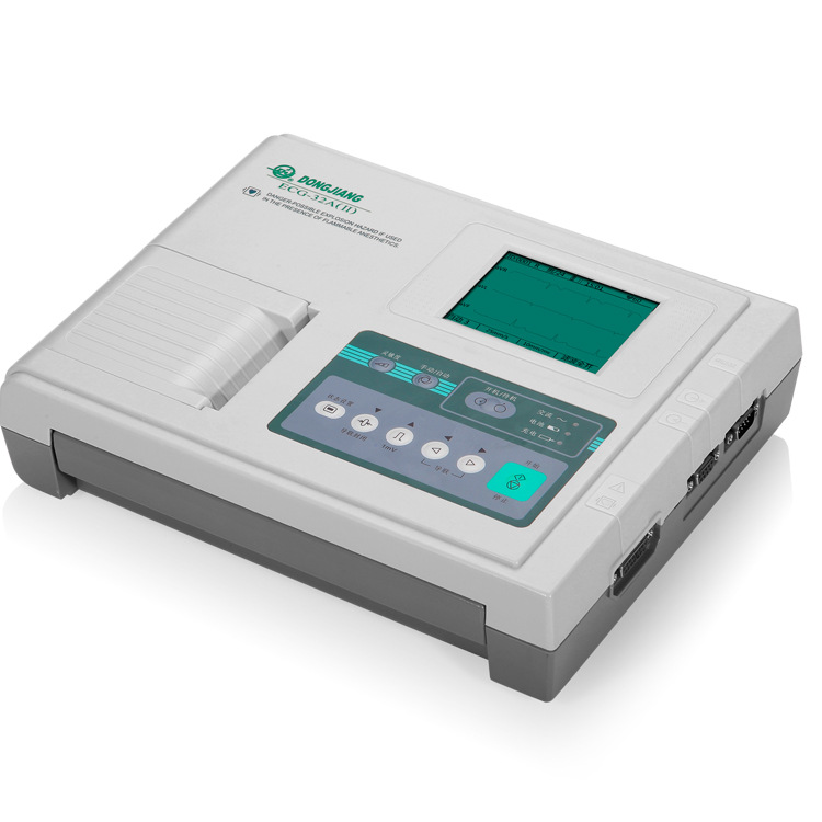跨境专供ECG32A心电图机医用便携式欧插12导3通道数字心电图机详情6