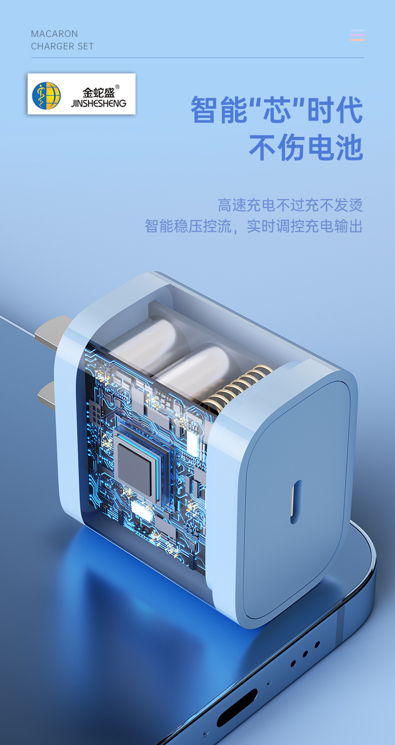 Новый зарядник макалон PD45W с нитридом Галлия применим к комплекту для зарядки головок apple 15 pic 7