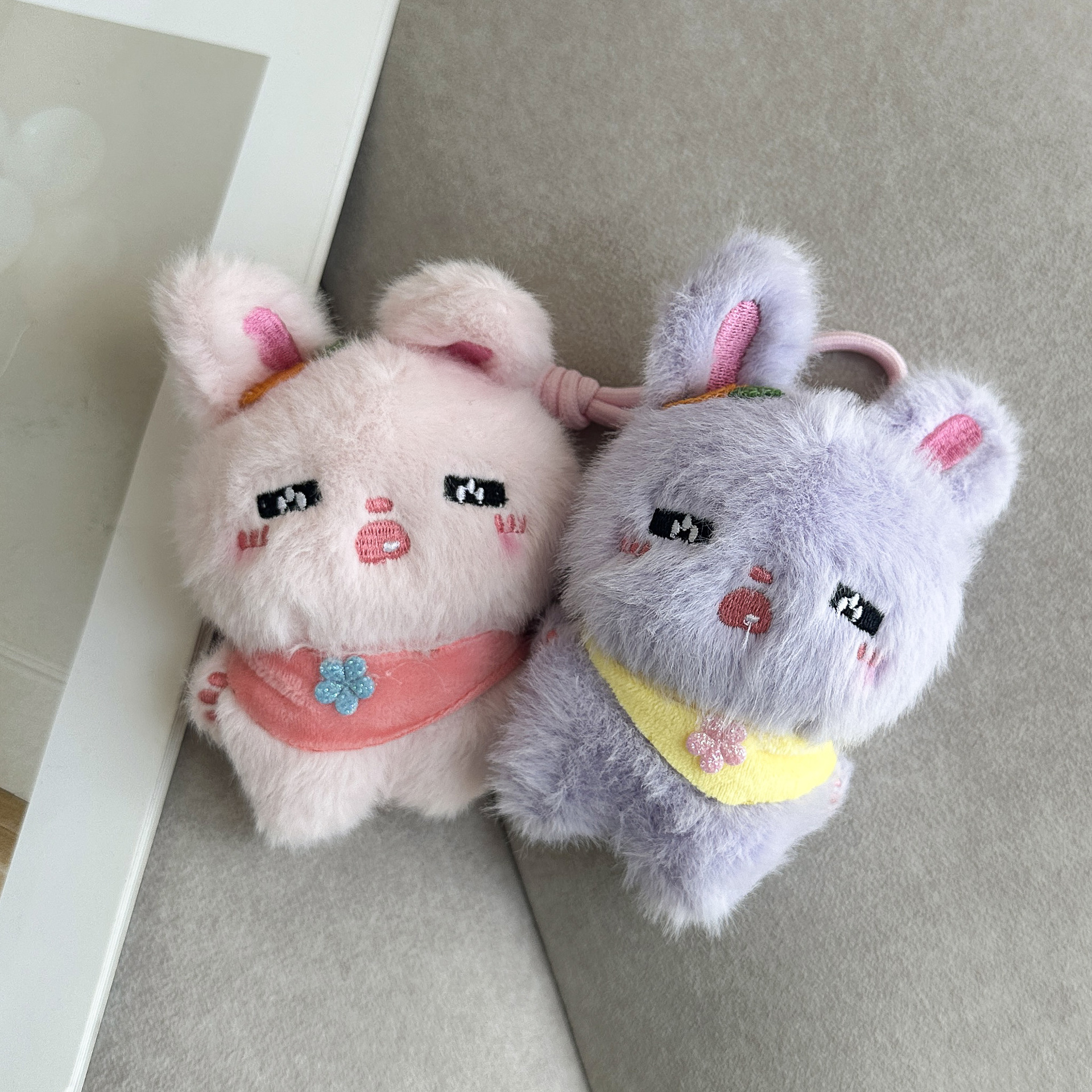 Cute and adorable adorable chiffon dress, little rabbit pendant, plush toy doll, bag, hanging decoration, keychain, Rag Doll pic 9