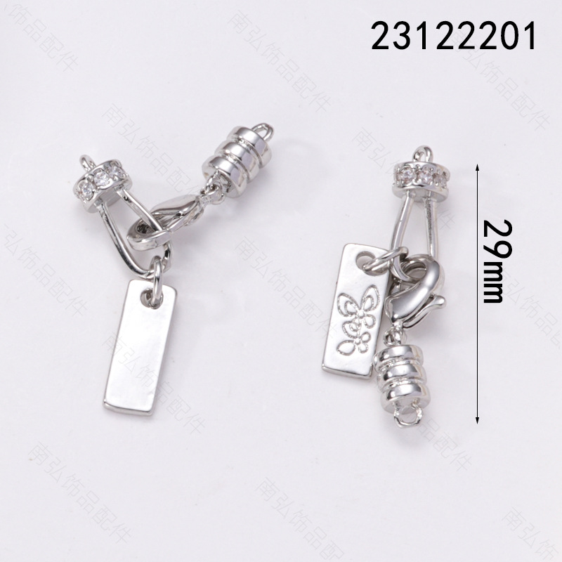 Pearl necklace buckle, lobster buckle, end connection buckle, hook buckle, sweater chain, detachable buckle, diy jewelry accessories pic 9