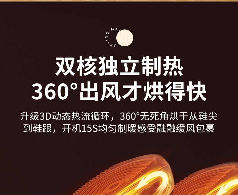 Cross-border foreign trade electric shoe dryer, shoe dryer, deodorizing and sterilizing, folding shoe dryer, household shoe dryer, shoe drying machine new model P52 pic 10