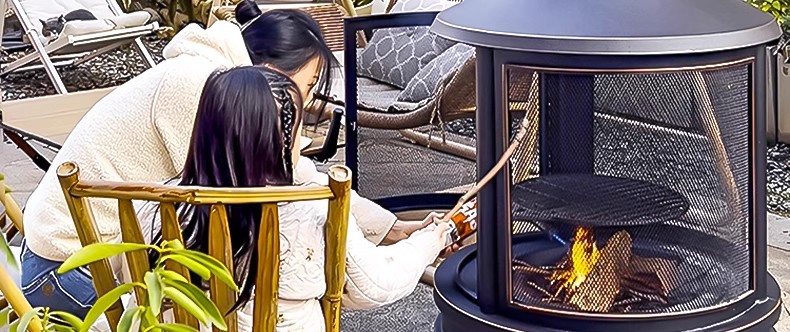 星辰户外取暖炉花园柴火庭院烤火炉家用烧烤木炭篝火室外围炉煮茶详情73