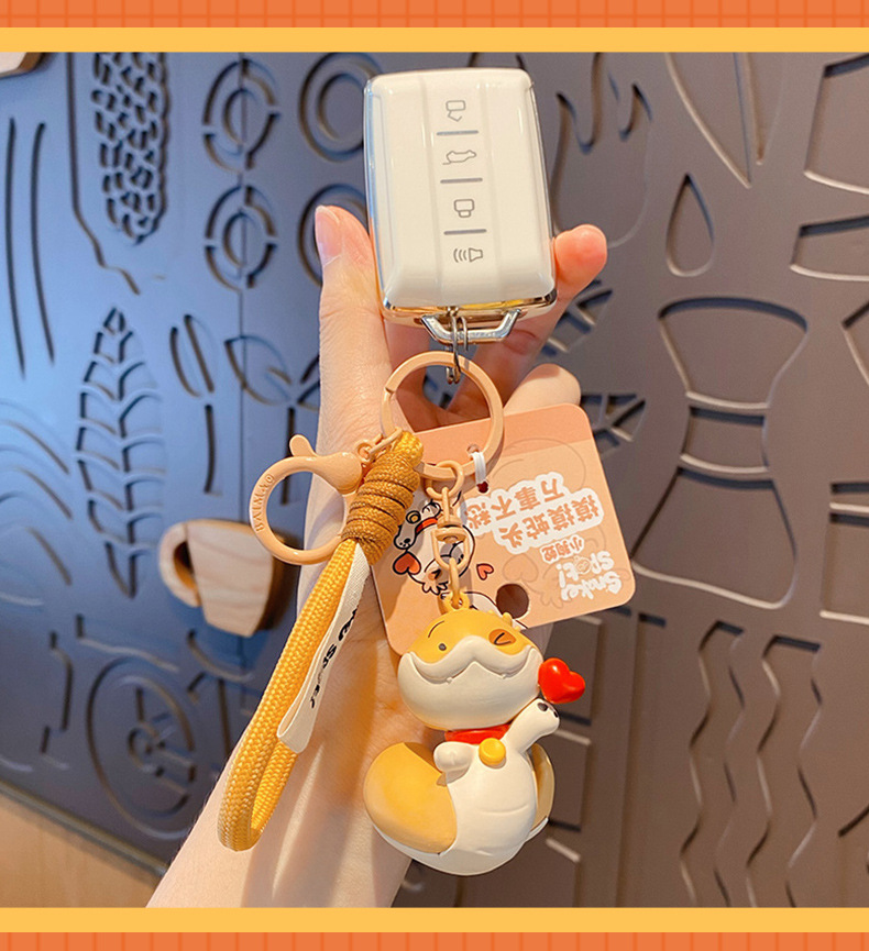 正版蛇年中国风小狗蛇钥匙扣挂件本命年吉祥物财神钥匙链新年礼物详情22