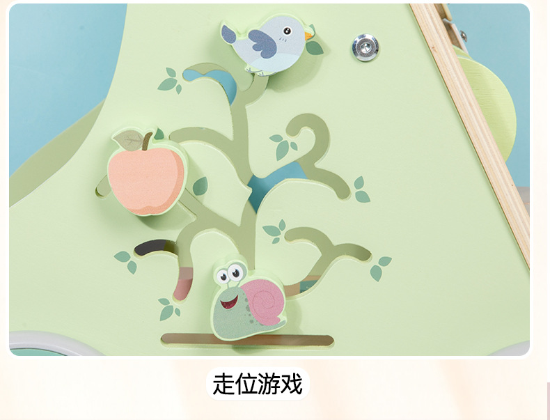 婴幼儿童手推车木质宝宝多功能积木绕珠早教益智玩具学步车礼物详情12