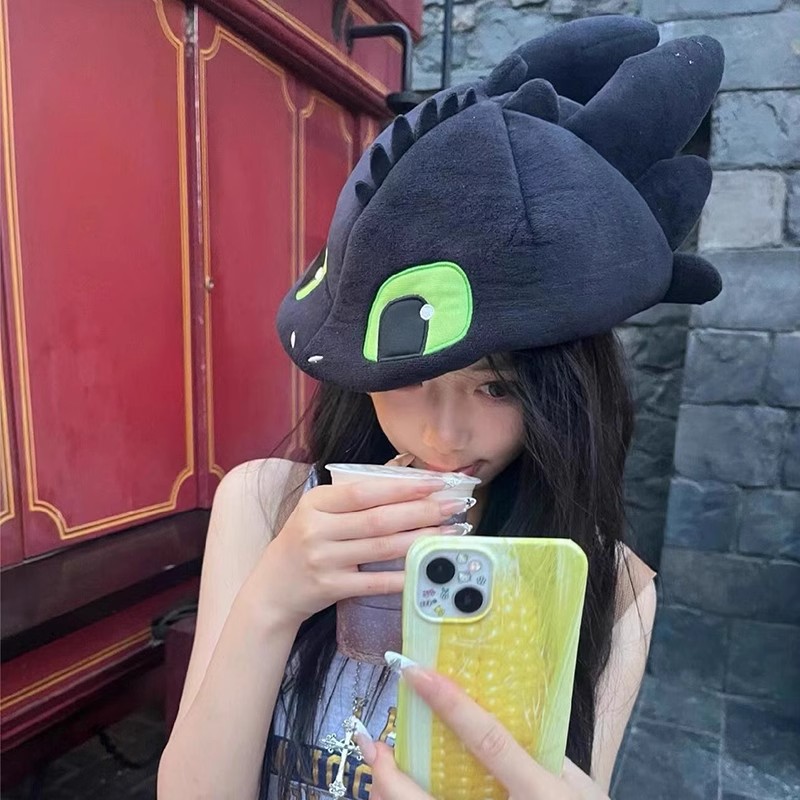 网红同款搞怪无牙仔帽子女秋冬卡通可爱情侣拍照头套成人贝雷帽详情19