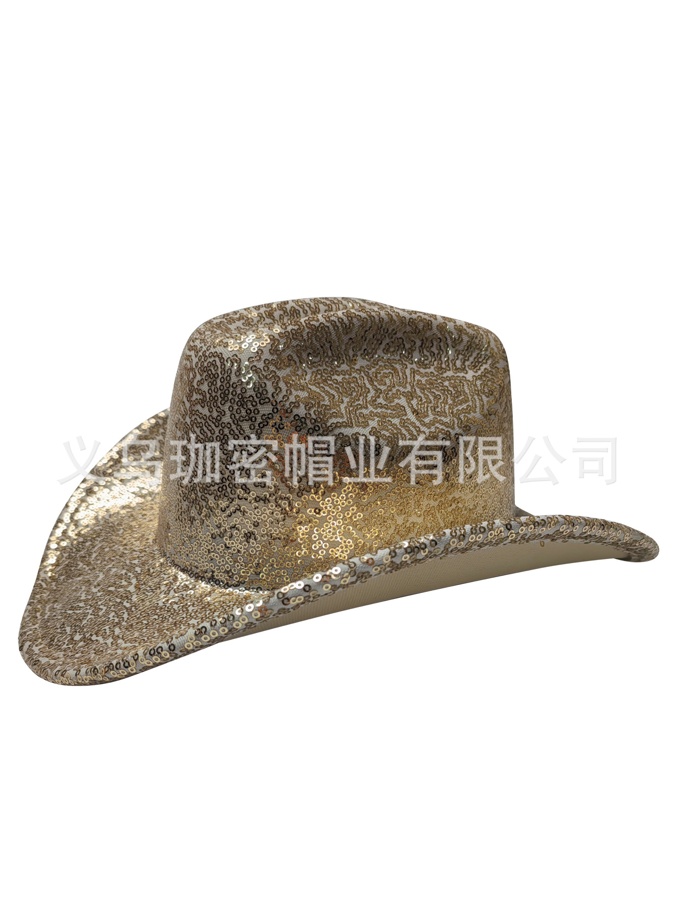 Transfronterizo nuevo estilo fiesta fiesta baile show sombrero de vaquero sombrero de festival de comercio exterior lana lentejuelas cool jazz sombrero pic 13