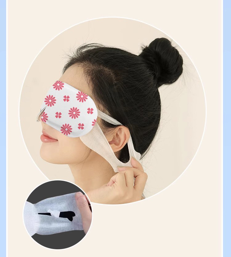 热敷自发热护眼罩一次性蒸汽眼罩 遮光睡觉蒸气蒸汽眼贴睡眠眼罩详情5