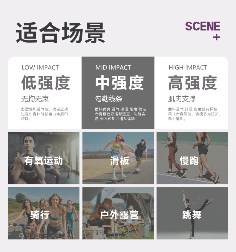 夏季高腰提臀裤瑜伽裤女健身房修身跑步蜜桃臀运动五分裤打底裤女详情13