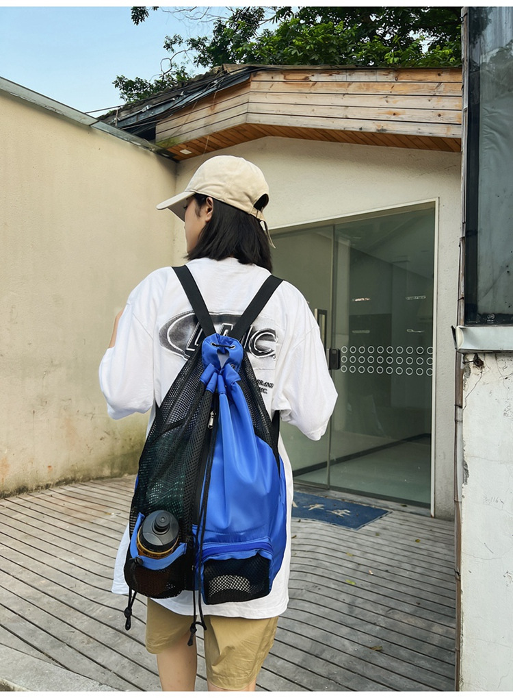 手提袋式游泳健身旅行专用 收纳方便网纱元素运动风格详情36