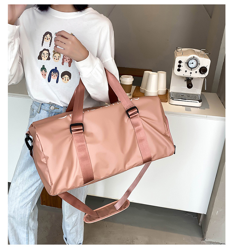 可套拉杆大容量手提旅行包通用干湿分离运动健身收纳包出差行李包详情35