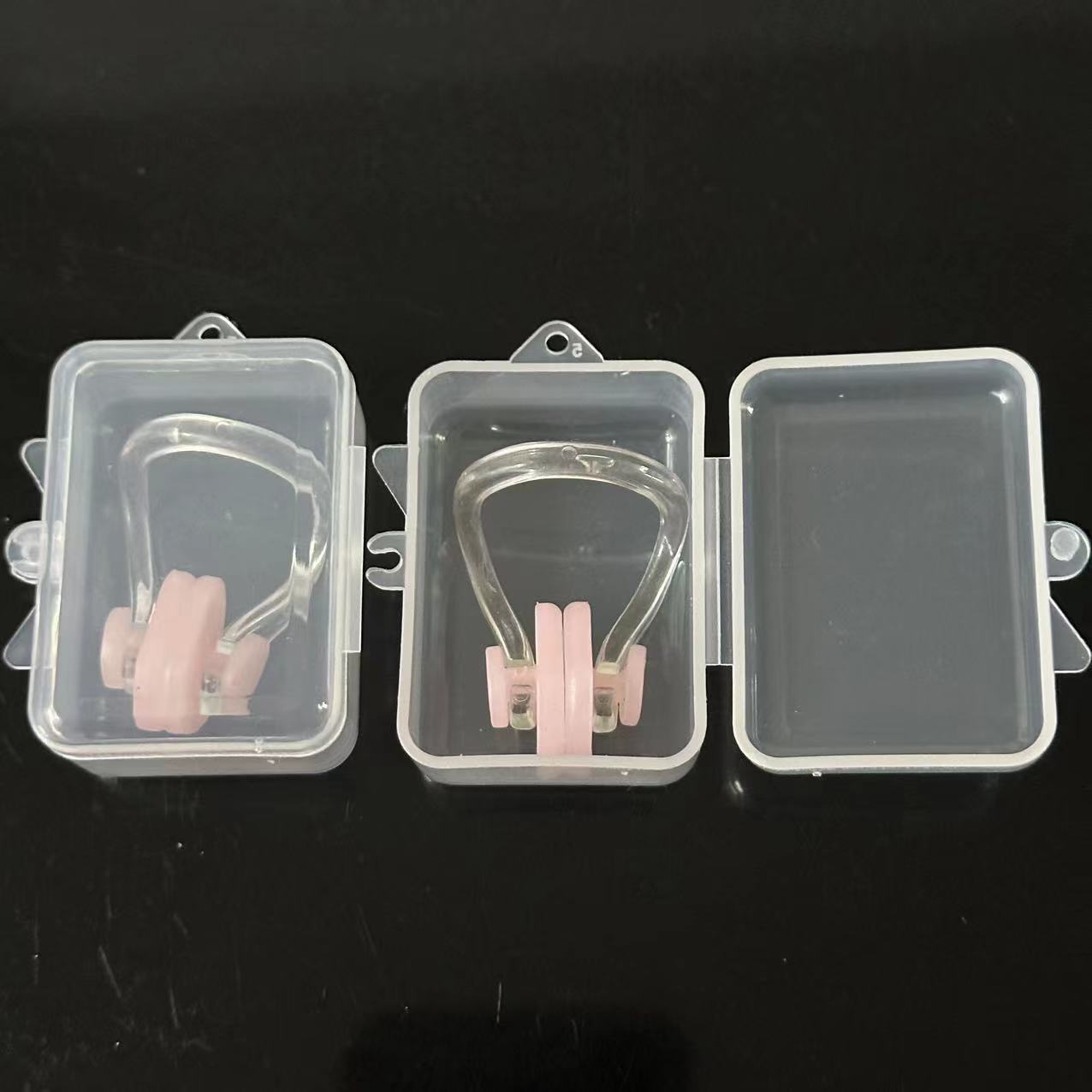 鼻夹游泳鼻塞防水盒装成人儿童通用软硅胶泳具运动批发水上详情2