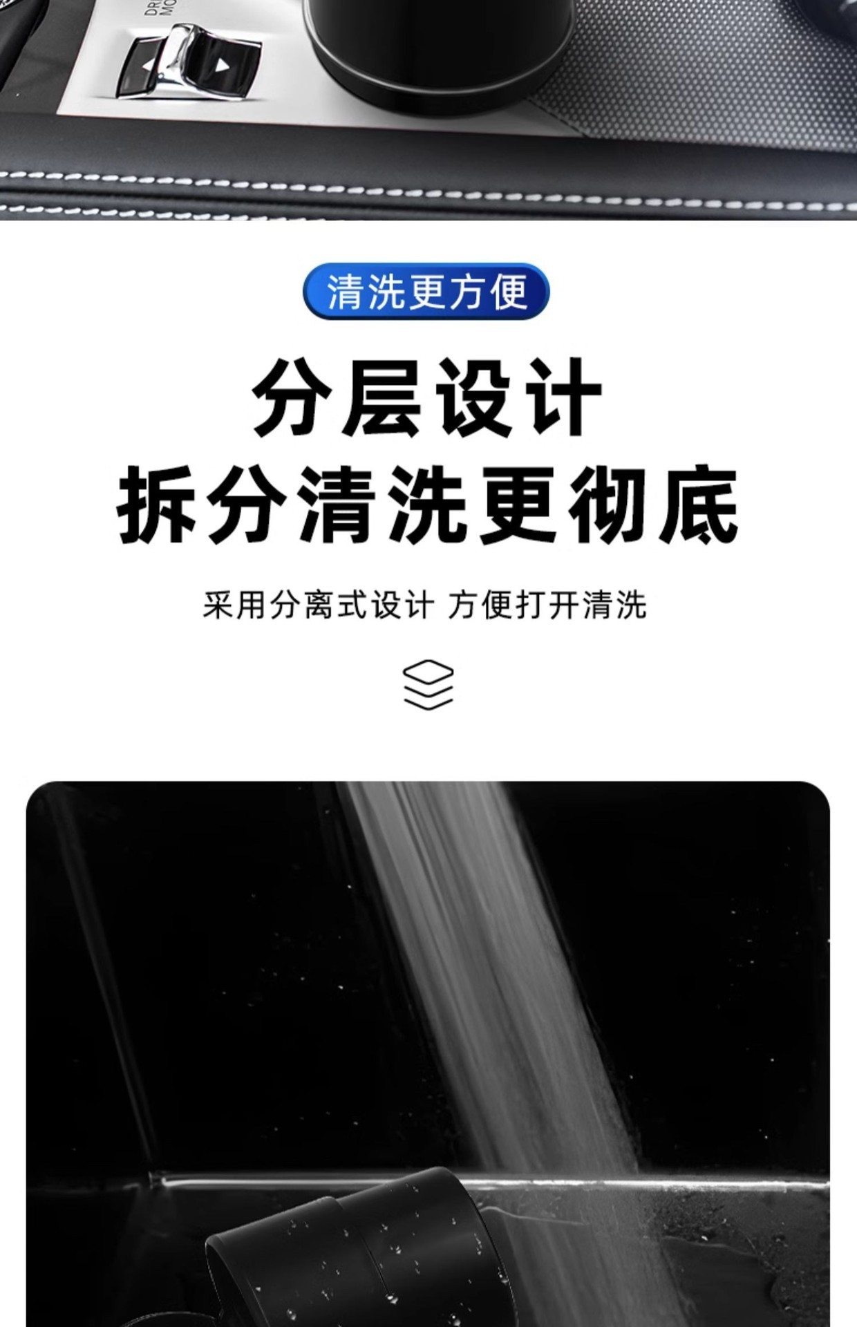 车载烟灰缸汽车4S店防火阻燃多功能带盖烟灰缸自动led灯汽车用品详情15