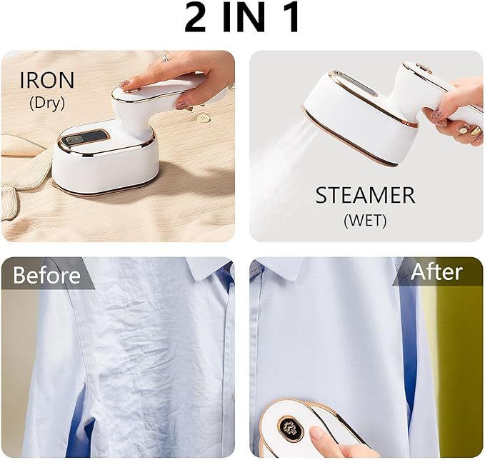 Haier vertical steam ironing machine, handheld steam ironing for home use, large capacity, high efficiency, anti-wrinkle, silent design pic 26