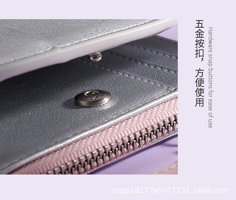 2024新款原创饼干编织短款钱包多卡位小巧精致简约证件包零钱包女详情16