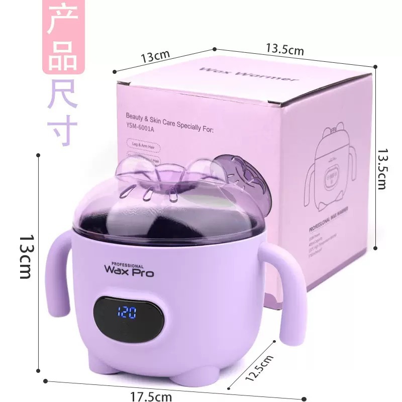 跨境新款迷你蜡疗机智能恒温加热蜡豆脱融蜡蜜蜡高温毛不粘锅批发详情2