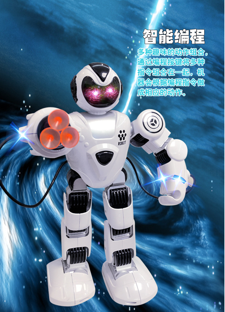 Alpha Intelligent robot remote-controlled RoboCop programming dancing robot Boy gift model toy pic 7