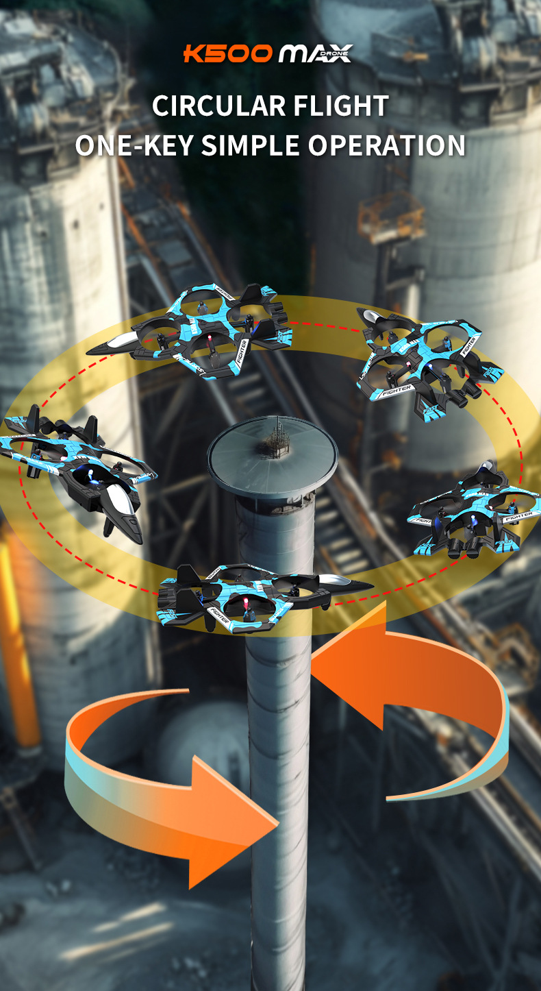 ABS plastic remote-controlled aircraft, remote-controlled fighter jets, high-quality quadcopters, foam drones pic 5