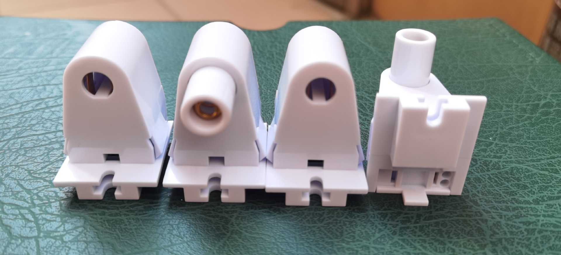 LED lamp head, FA8 lamp base, PC plastic lamp accessories, single-needle lamp tube, chandelier bracket, rotating energy-saving pic 3