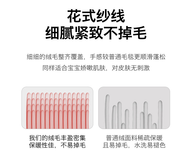 秋冬季新品星绒梦语毛球多功能毛毯云纹绒阳离子混纺毯子森语雪球详情11