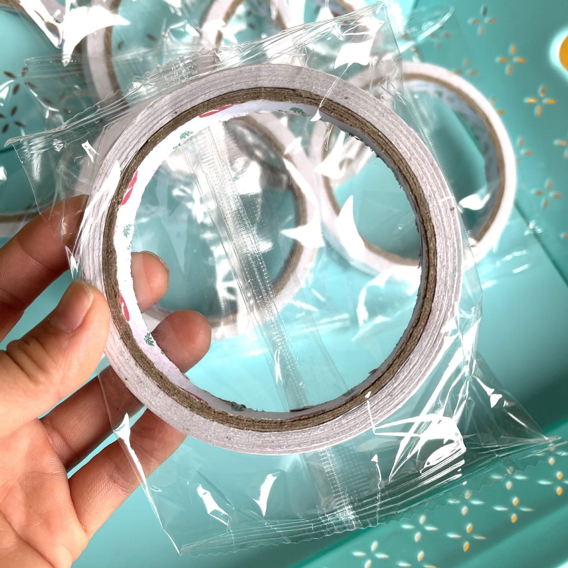 【 Zone 1-2 】【 Individual Packaging 】 Double-sided tape 300 yuan per box, individual packaging stationery double-sided tape, single and double-sided adhesive tape, hand-torn double-sided tape, 1 yuan for wholesale supply, 2 yuan for wholesale pic 4