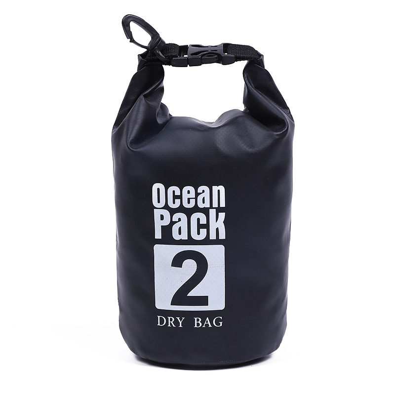2L户外运动PVC防水袋防水游泳包露营包溯溪包漂流防水桶包详情4