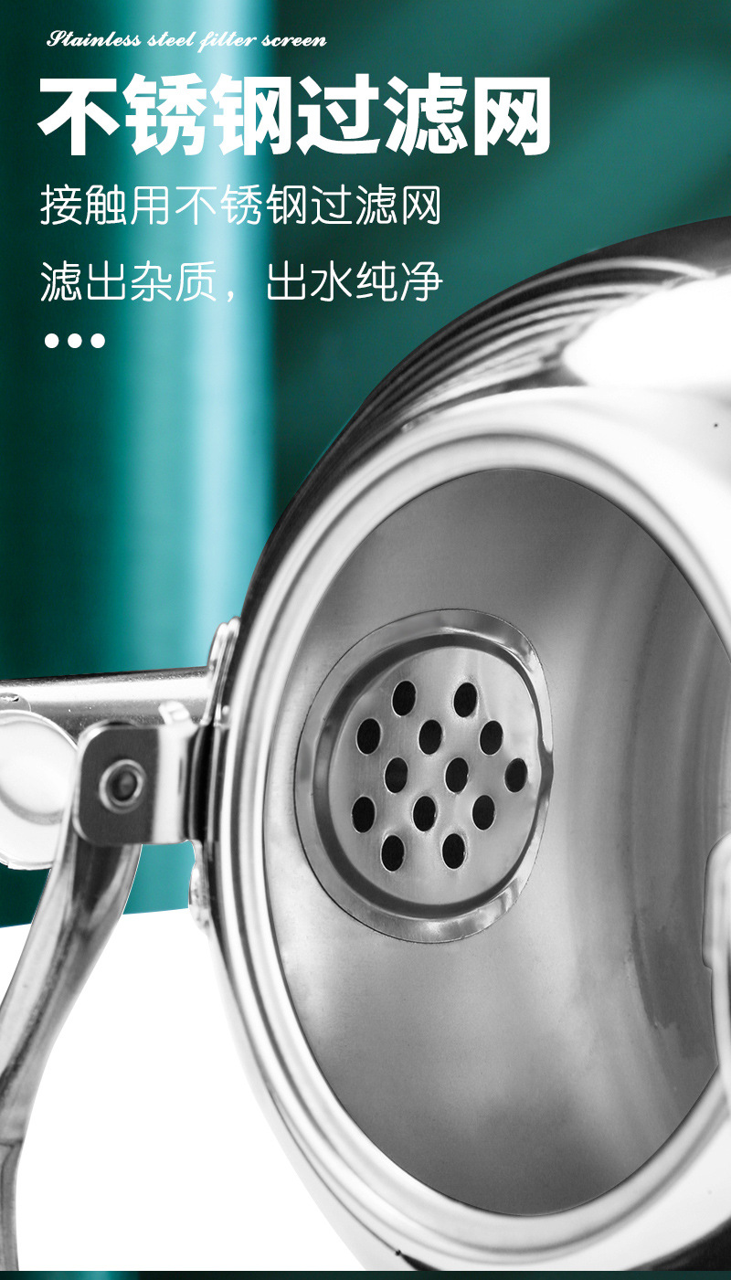 Factory direct sales of stainless steel water kettles, thickened classical kettles, large-capacity boiling water kettles, hot water kettles and teapots pic 6