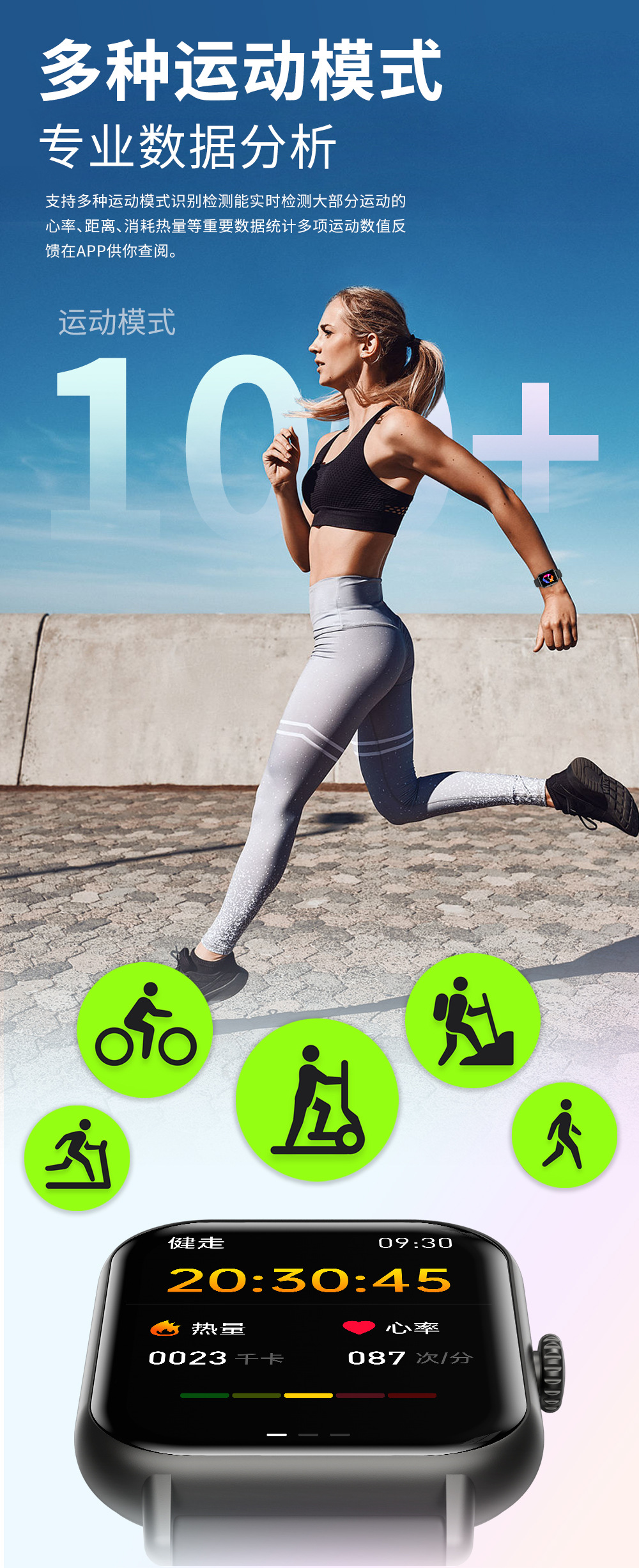 2024跨境ZW62智能手表心率健康监测运动手表蓝牙通话智能手表详情7