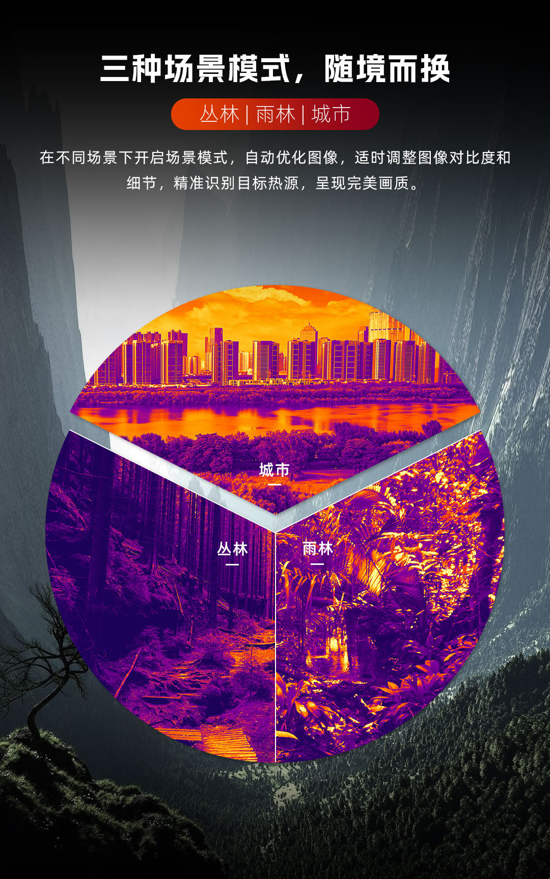 PARD SA60-45LRF new boundaryless distance measurement integrated infrared thermal imaging outdoor high-definition night vision pic 8