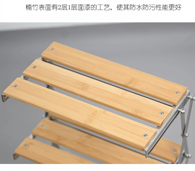 户外露营野餐桌面置物架 户外桌面折叠置物架 桌面露营置物架详情10
