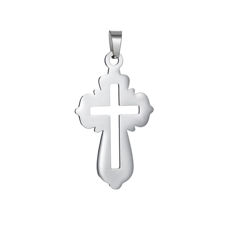 Half-price clearance sale of 36-style cross pendant and stainless steel cross necklace from the source factory for wholesale in stock pic 22