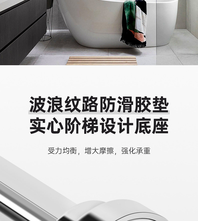 黑色本色拼接款伸缩杆不锈钢浴帘杆门帘杆衣柜撑杆晾衣杆窗帘杆详情11