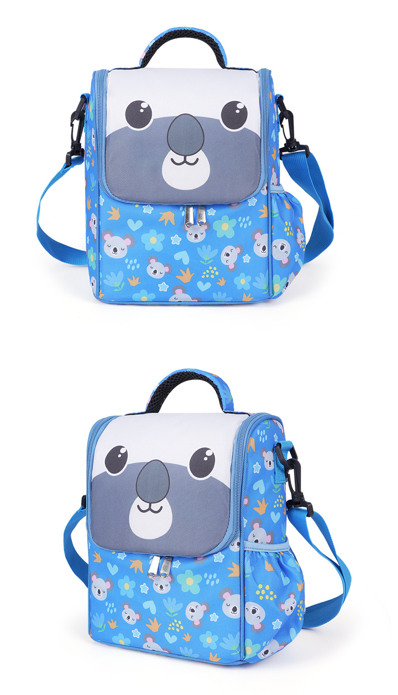 亚马逊跨境爆款儿童午餐包便携斜跨折叠冰包幼儿园小学生午餐包详情7