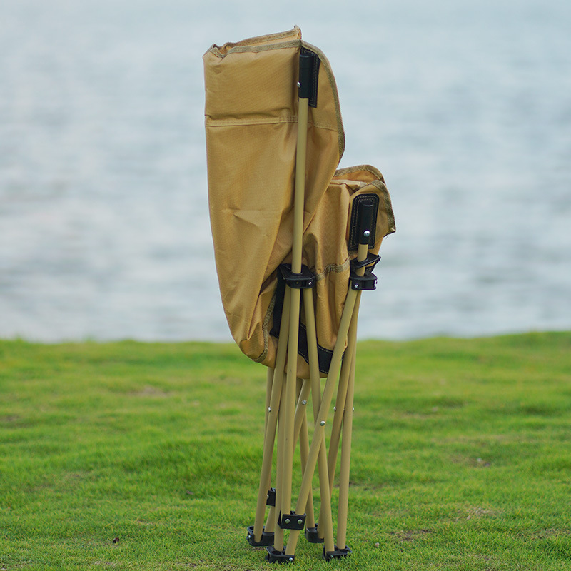 Outdoor folding chairs, moon chairs, portable chairs, camping, camping beach chairs, picnic, leisure sketching, and small horse camping equipment pic 12