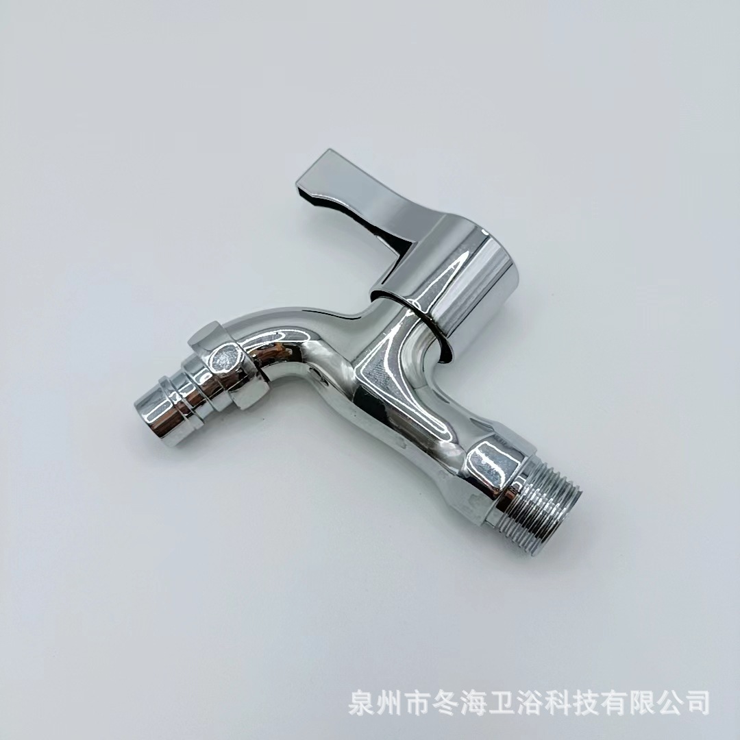 厂家直供外贸跨境款电镀工程款洗手盆拖布池洗衣机快开单冷水龙头详情14