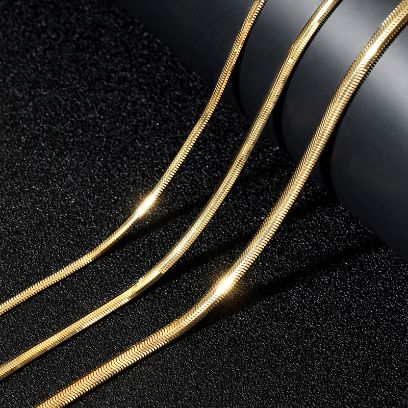 项链925纯银意大利蛇骨链锁骨链女高级感小众气质ins饰品配饰青岛详情4