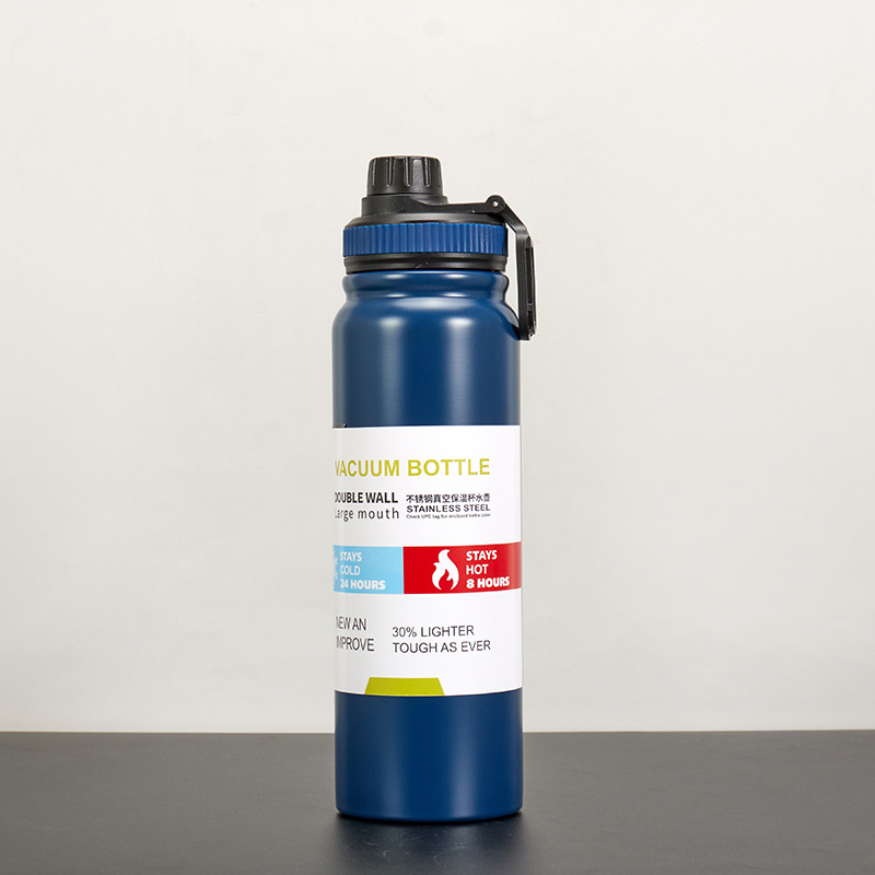 跨境304不锈钢保温杯手提水瓶户外便携直饮运动水壶大容量太空壶详情6