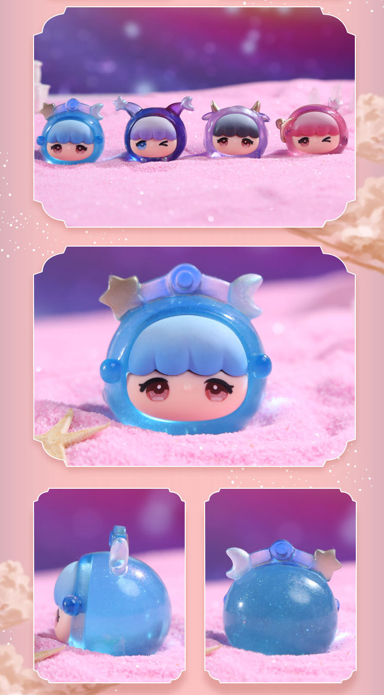 Creative new Star Enjoy 12 Zodiac cute bead Blind box resin figurine Douyin small ornaments wholesale Festival gifts pic 13