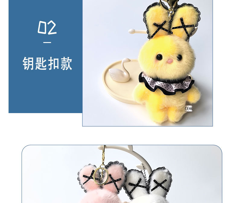 Customized plush toys with three rabbits, trendy dolls, cute and soft toy gifts pic 17