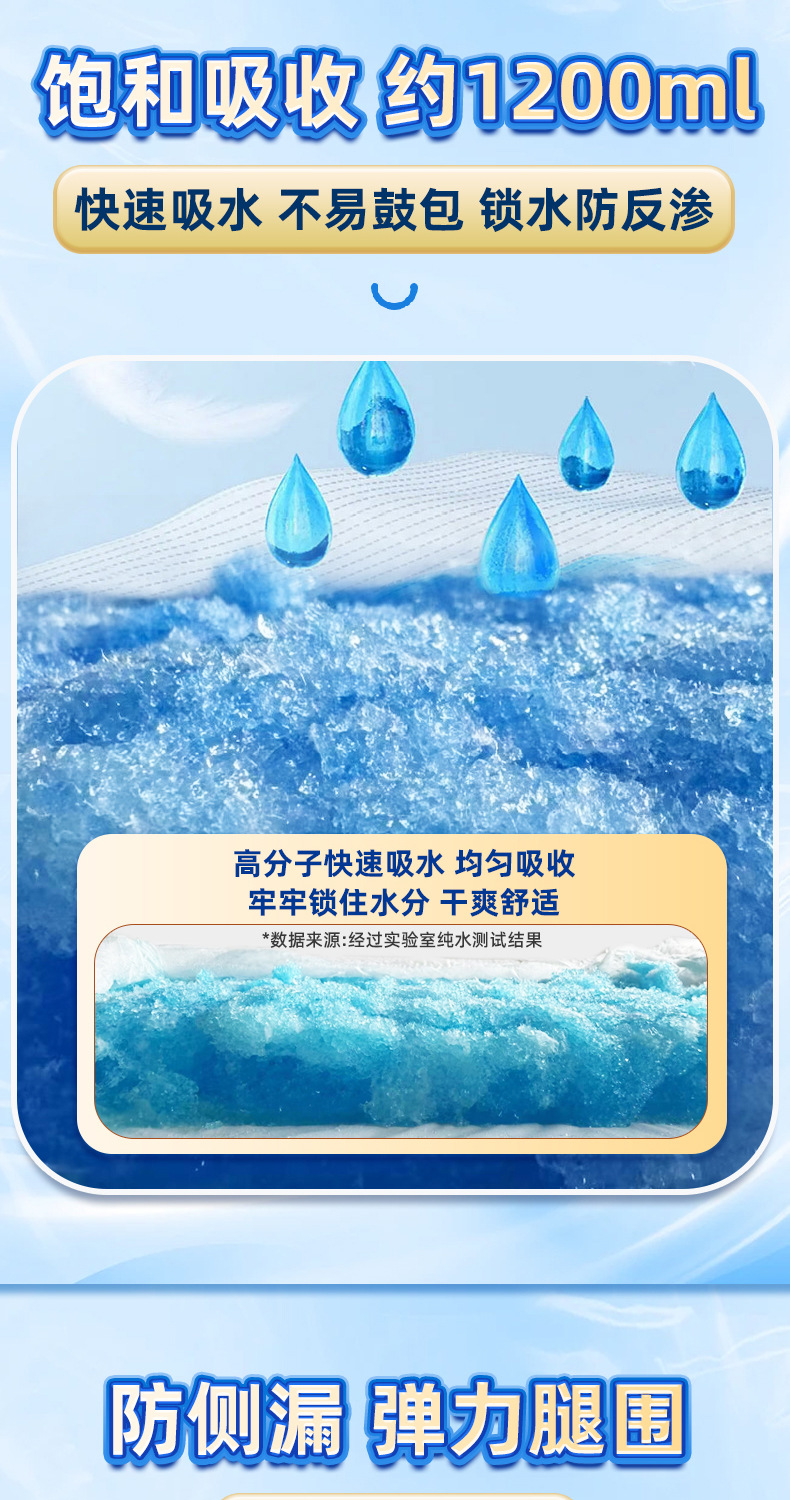 家和佳成人纸尿裤XL特大号大人纸尿布老年人护理垫大码尿不湿厂家详情4