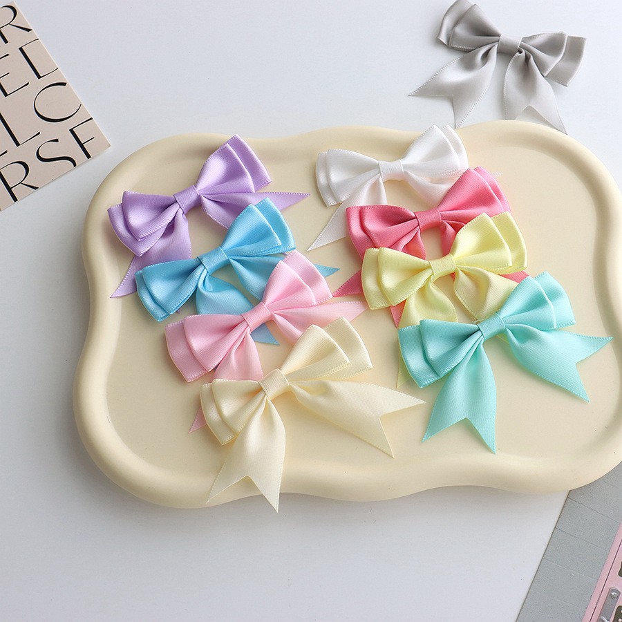 双层燕尾蝴蝶结手工DIY发卡服饰玩具礼品辅料涤纶丝带蝴蝶结头饰详情8
