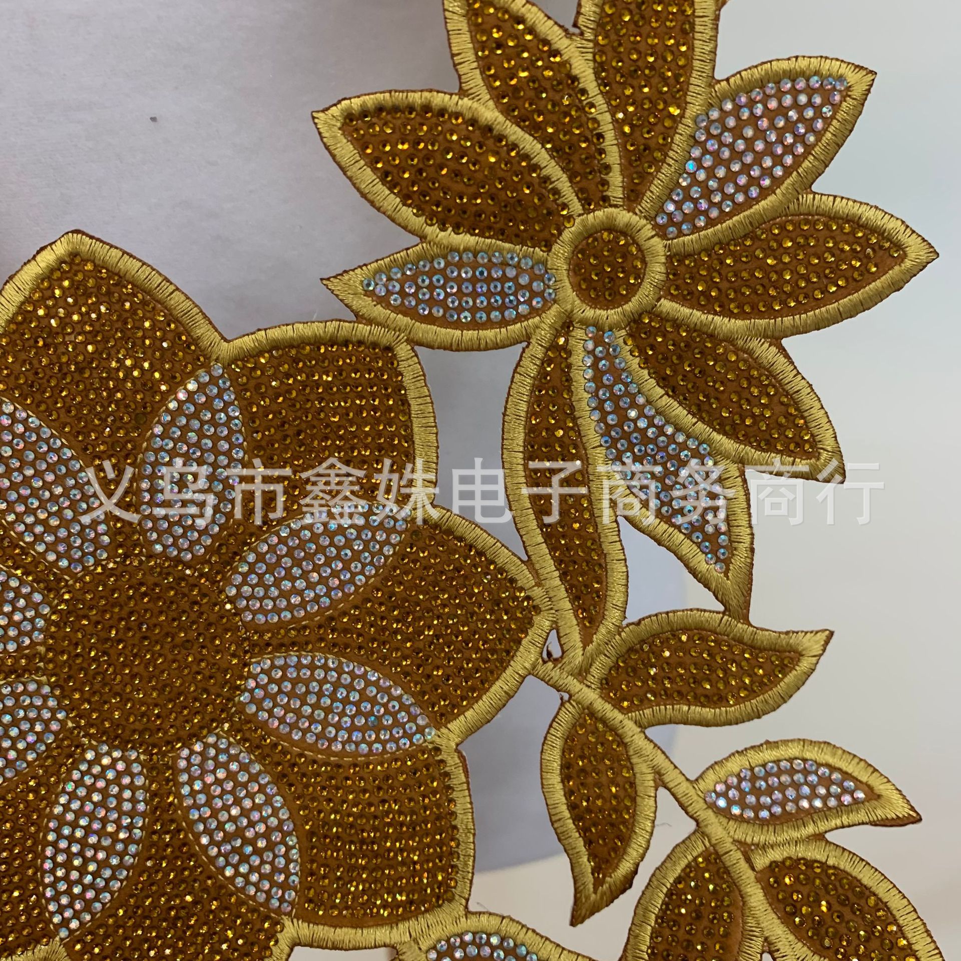 Full diamond back adhesive ironing DIY diamond-encrusted colored diamond shiny collar decoration fake collar collar accessories and auxiliary materials pic 31