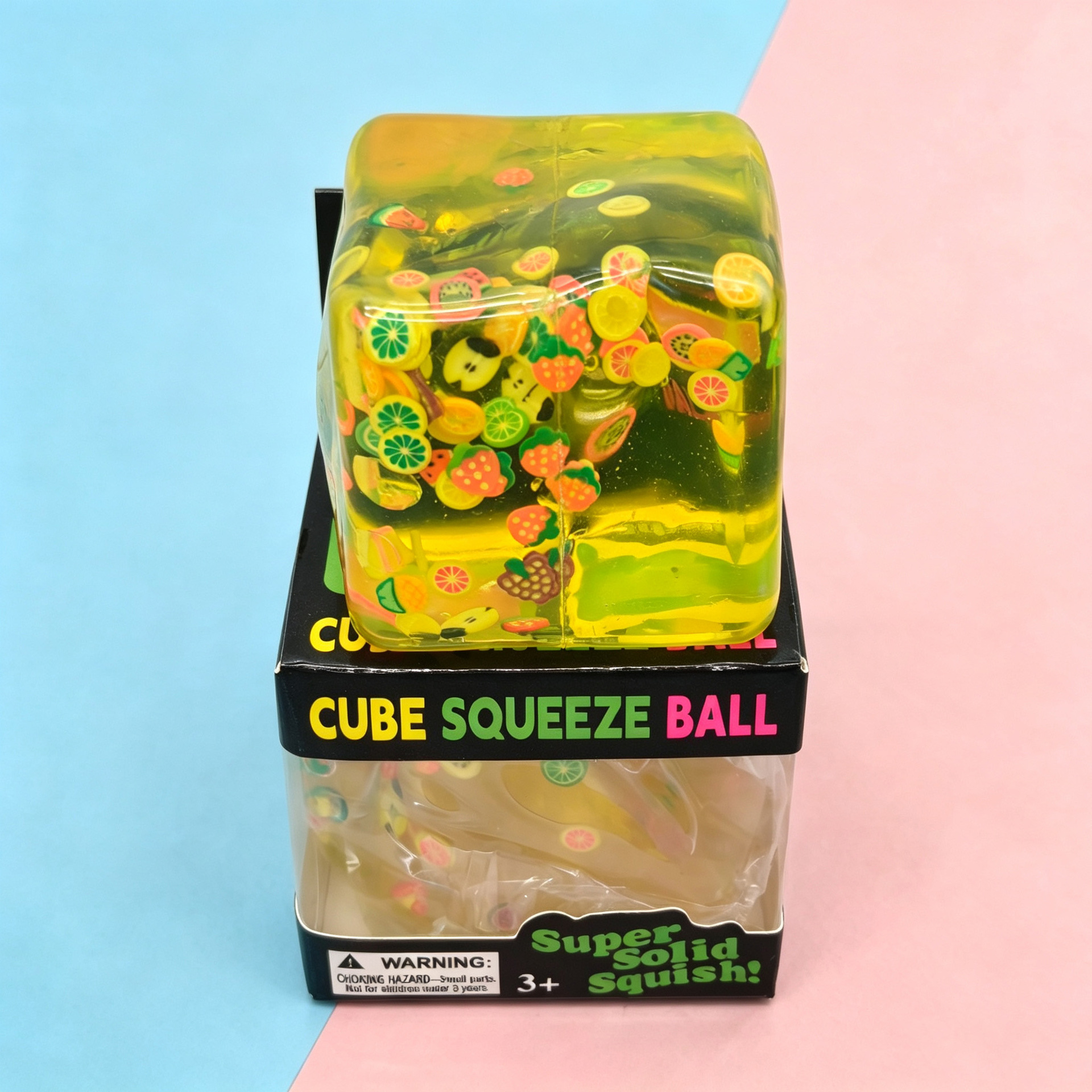 Cross-border same style Xiaohongshu fruit slice square maltose pinch release toy slow rebound toy wholesale new style pic 7
