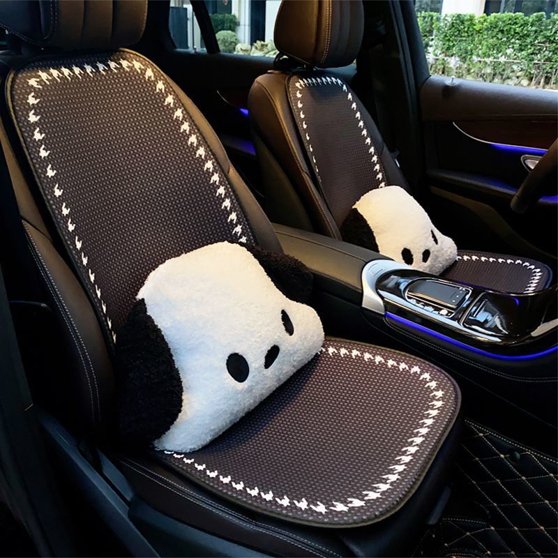 汽车坐垫四季通用夏季可爱凉垫卡通透气座垫车内车载冰丝座椅单片详情2