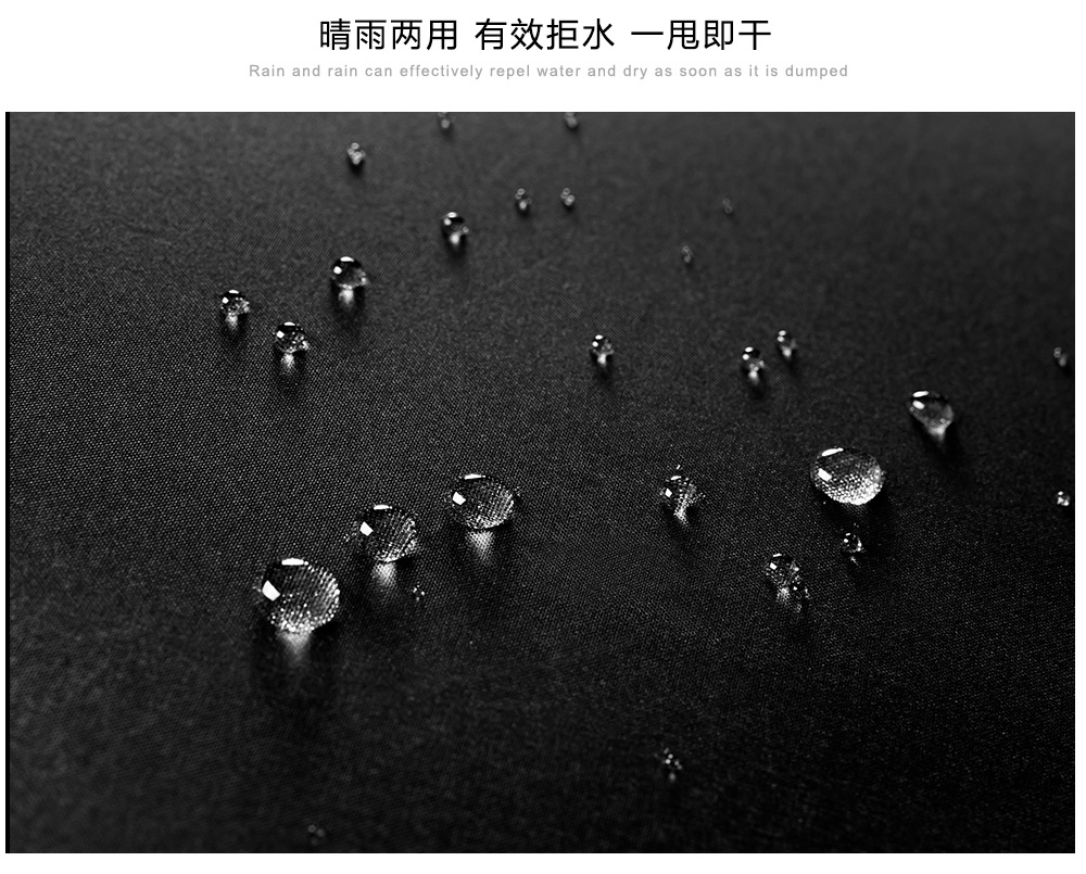 75cm30吋高尔夫伞直柄黑素色雨伞可印刷logo广告伞现货批发详情17