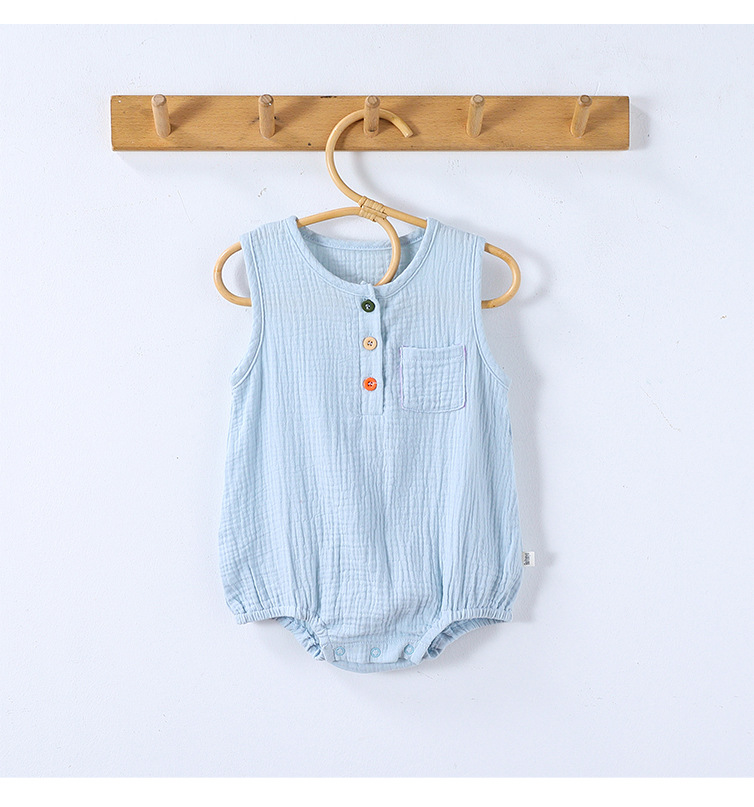 Summer baby wraparound for boys and girls, pure cotton Class a summer breathable triangular hatchcoat for newborns pic 28