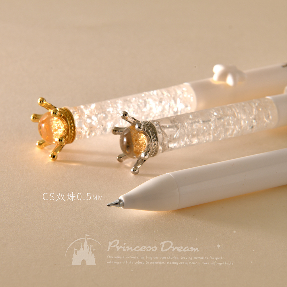 Chenxi Princess Pen 0.5mm Gel Pen Ice Crack Creative Press Gel Pen Queen Scepter Pen Designed student signature pen High-quality writing tools pic 2