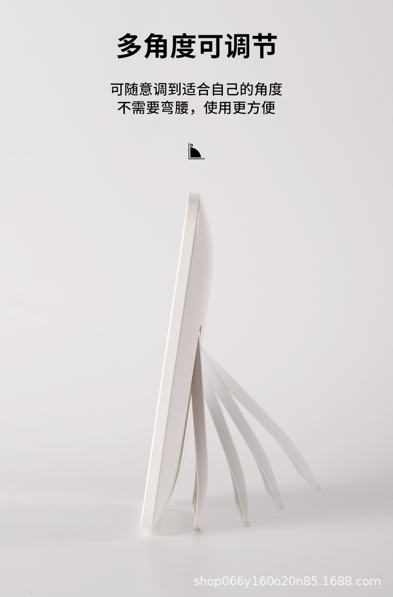 便携折叠台式led化妆镜补光桌面梳妆美容镜手持化妆镜宿舍学生镜详情10