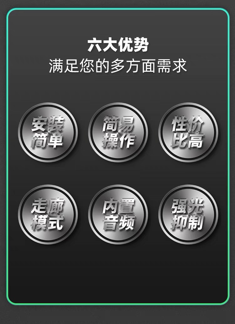 大华200万Poe半球网络摄像机红外夜市高清摄像头 HDW1230V/1235V详情2
