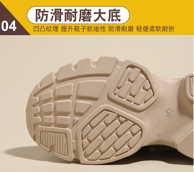 高级感莆田老爹鞋女2024年新款春夏透气显脚小码34软底运动跑步鞋详情11