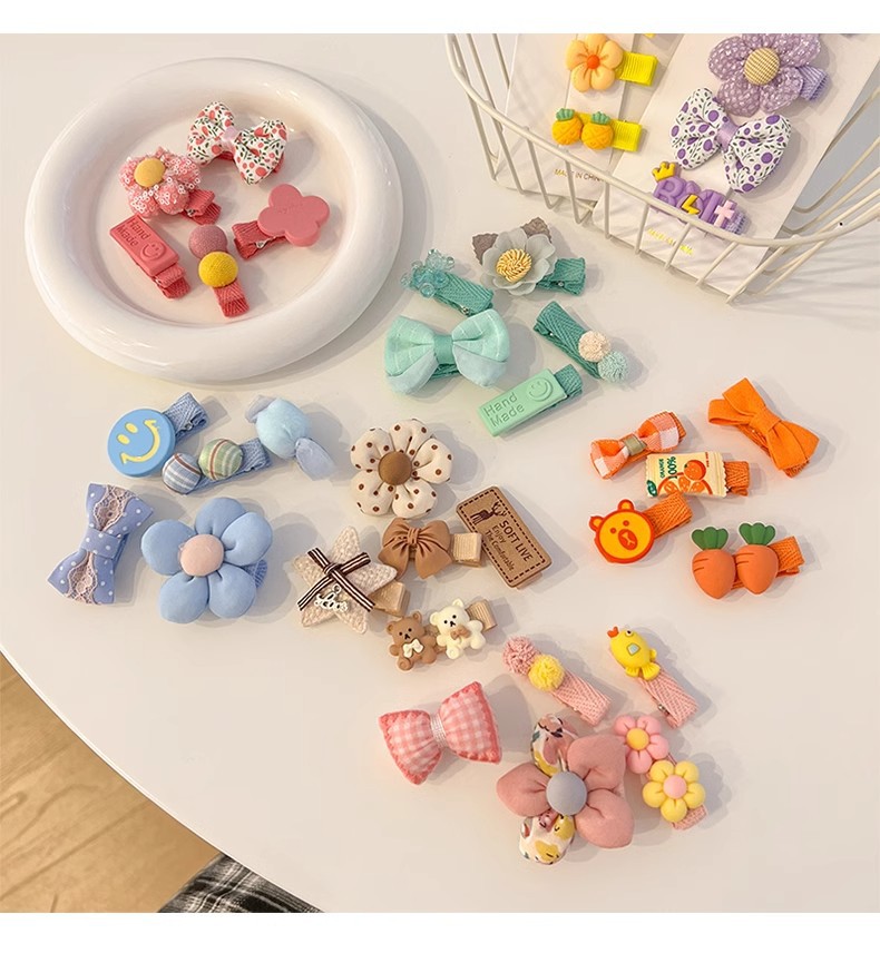 婴幼儿汗毛夹头饰女宝宝可爱不伤发胎毛发夹2025新款刘海碎发发卡详情25